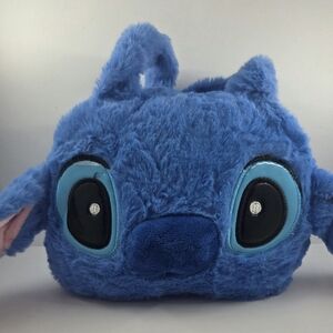 Blue Plush Character Bag - Stitch-Inspired Plush Purse